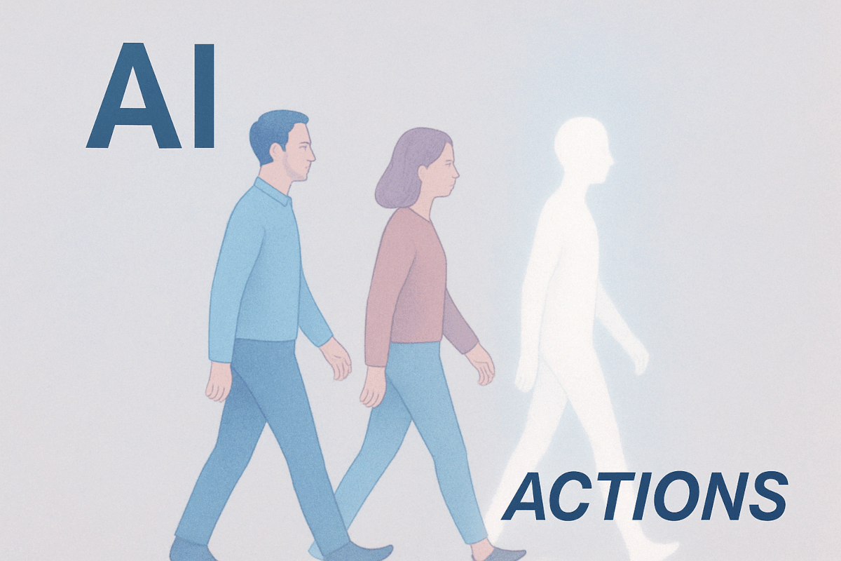 Illustration for the current article "LBKE rejoint les ambassadeurs du plan national Osez l'IA"