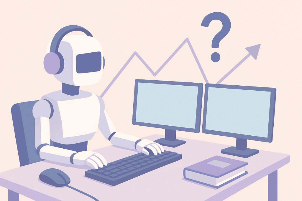 Illustration for the current article "Quel avenir pour les développeurs web à l'ère de l'IA ?"